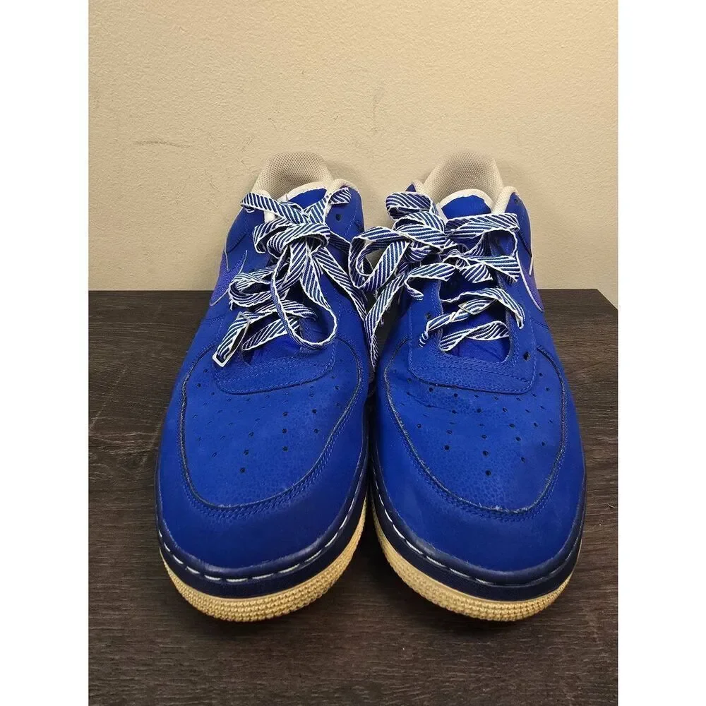 Nike Air Force 1  Game Royal White Men's Size 13 488298-422 2013 Rare